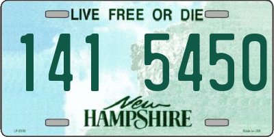 NH license plate 1415450