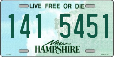 NH license plate 1415451