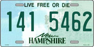 NH license plate 1415462