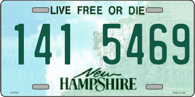 NH license plate 1415469