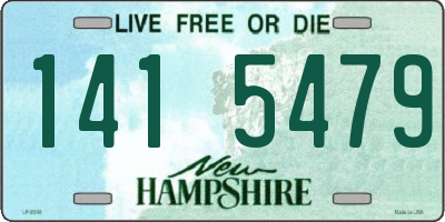 NH license plate 1415479