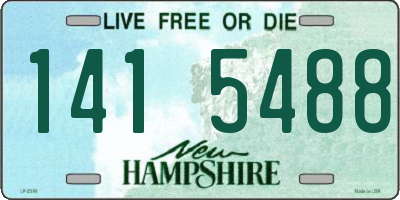 NH license plate 1415488