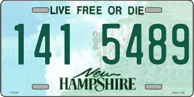 NH license plate 1415489
