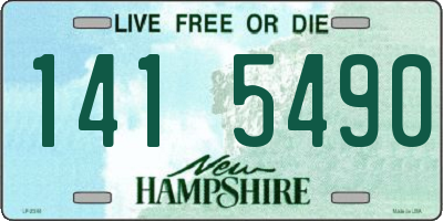 NH license plate 1415490