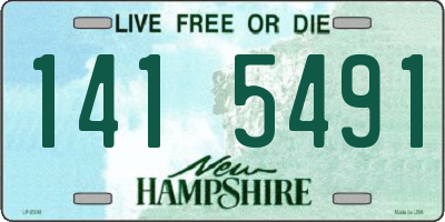 NH license plate 1415491