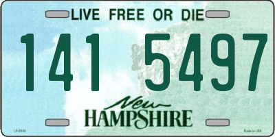 NH license plate 1415497