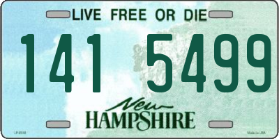 NH license plate 1415499