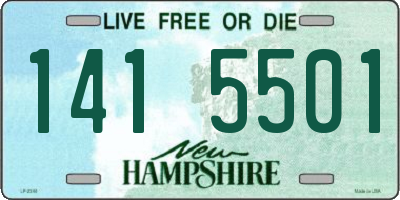 NH license plate 1415501