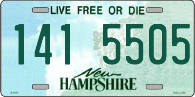 NH license plate 1415505