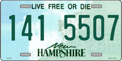 NH license plate 1415507