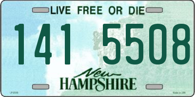 NH license plate 1415508