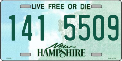 NH license plate 1415509