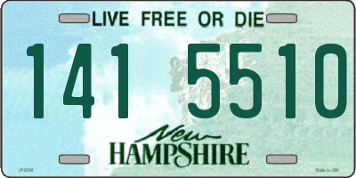 NH license plate 1415510