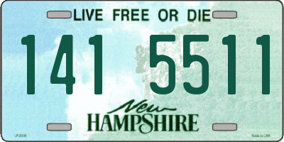 NH license plate 1415511