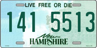 NH license plate 1415513