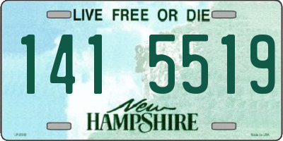 NH license plate 1415519