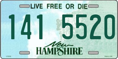 NH license plate 1415520