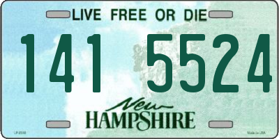 NH license plate 1415524