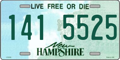 NH license plate 1415525