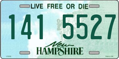 NH license plate 1415527
