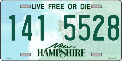 NH license plate 1415528