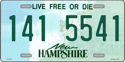 NH license plate 1415541