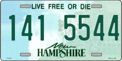 NH license plate 1415544