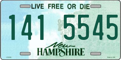 NH license plate 1415545