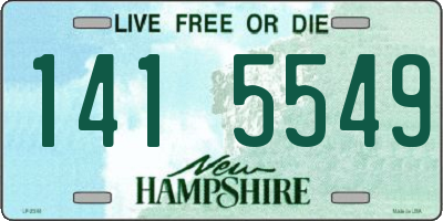 NH license plate 1415549