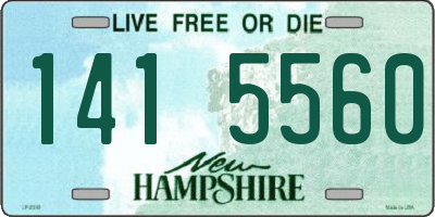 NH license plate 1415560