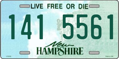 NH license plate 1415561