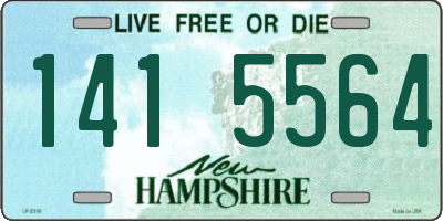 NH license plate 1415564