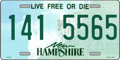 NH license plate 1415565