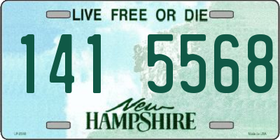 NH license plate 1415568