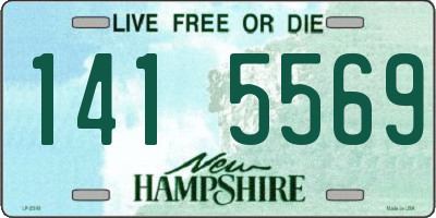 NH license plate 1415569