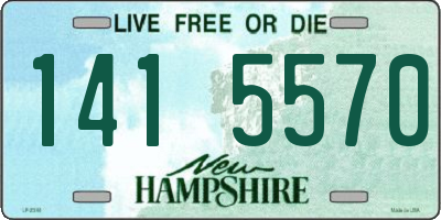 NH license plate 1415570