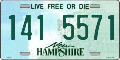 NH license plate 1415571