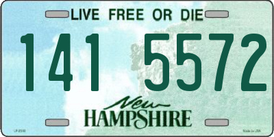 NH license plate 1415572