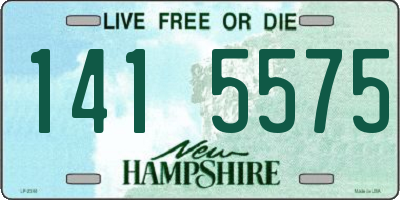 NH license plate 1415575