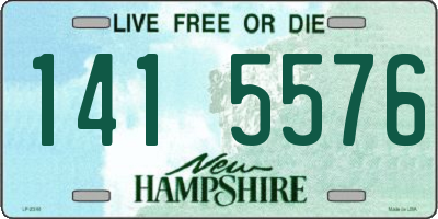 NH license plate 1415576