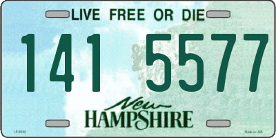 NH license plate 1415577
