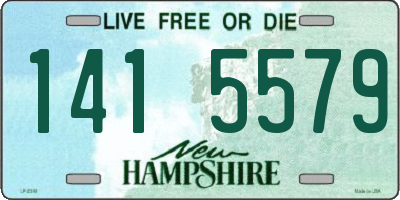 NH license plate 1415579