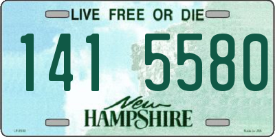 NH license plate 1415580