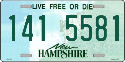 NH license plate 1415581