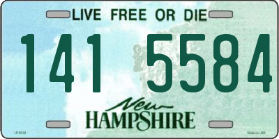 NH license plate 1415584