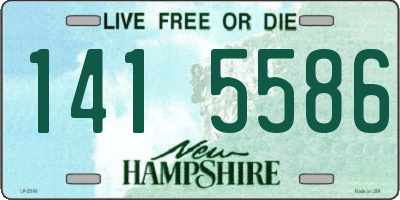 NH license plate 1415586