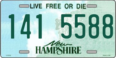NH license plate 1415588