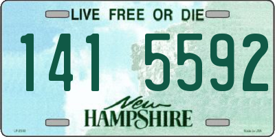 NH license plate 1415592
