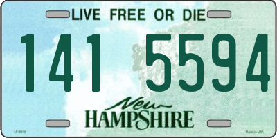 NH license plate 1415594