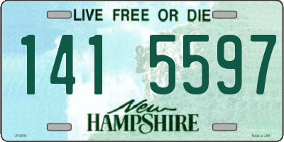 NH license plate 1415597